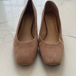 Franco Sarto Suede Pumps